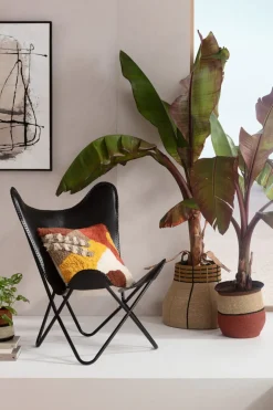 Fåtölj Winny - Svart Läder - KARE Design