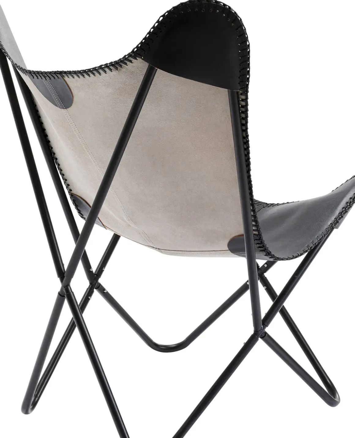 Fåtölj Winny - Svart Läder - KARE Design