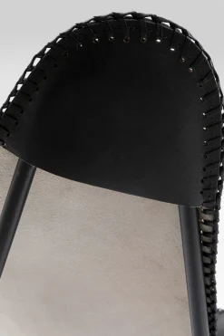 Fåtölj Winny - Svart Läder - KARE Design