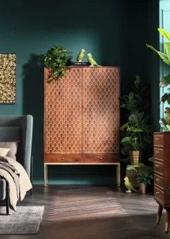 Garderob Muskat - Högskåp i Orientalisk Stil, 180x115cm - KARE Design