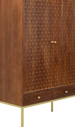 Garderob Muskat - Högskåp i Orientalisk Stil, 180x115cm - KARE Design