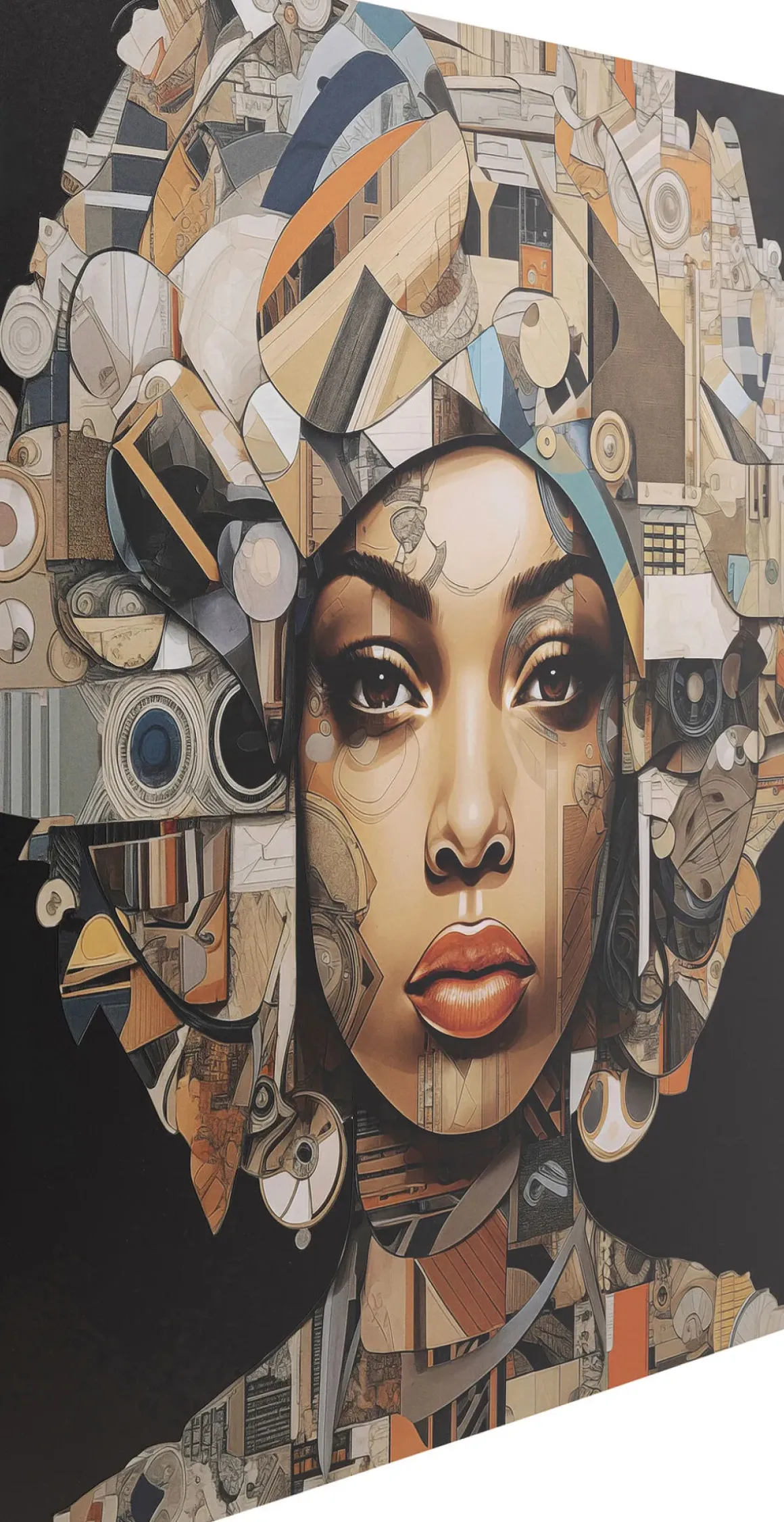 Glastavla Art Geo Women 3D, 120x120cm - KARE Design