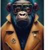 Glastavla Fashion Gorilla - 60x80cm - KARE Design