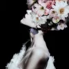Glastavla Flowery Beauty, 80x120cm - KARE Design