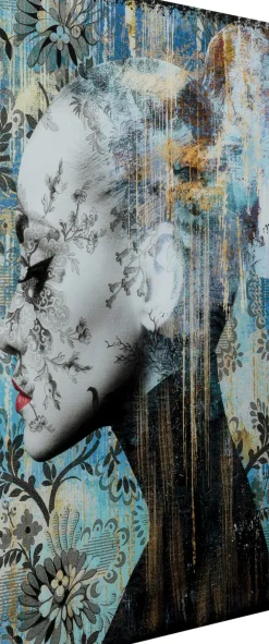 Glastavla Lady Flower, 100x150cm - KARE Design