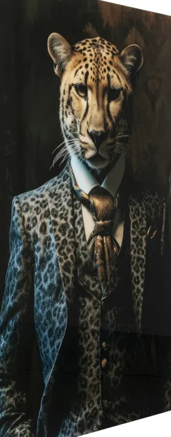 Glastavla Mister Leo, 100x150cm - KARE Design