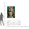 Glastavla Mister Lion, 150x100cm - KARE Design