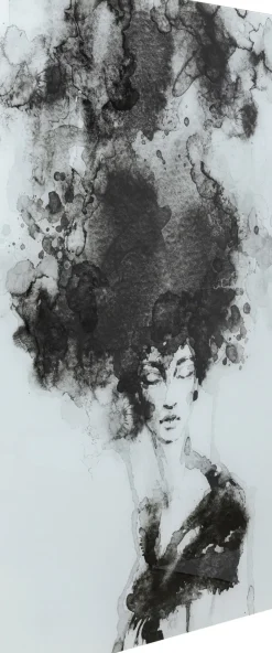 Glastavla Smokey Hair, 100x150cm - KARE Design