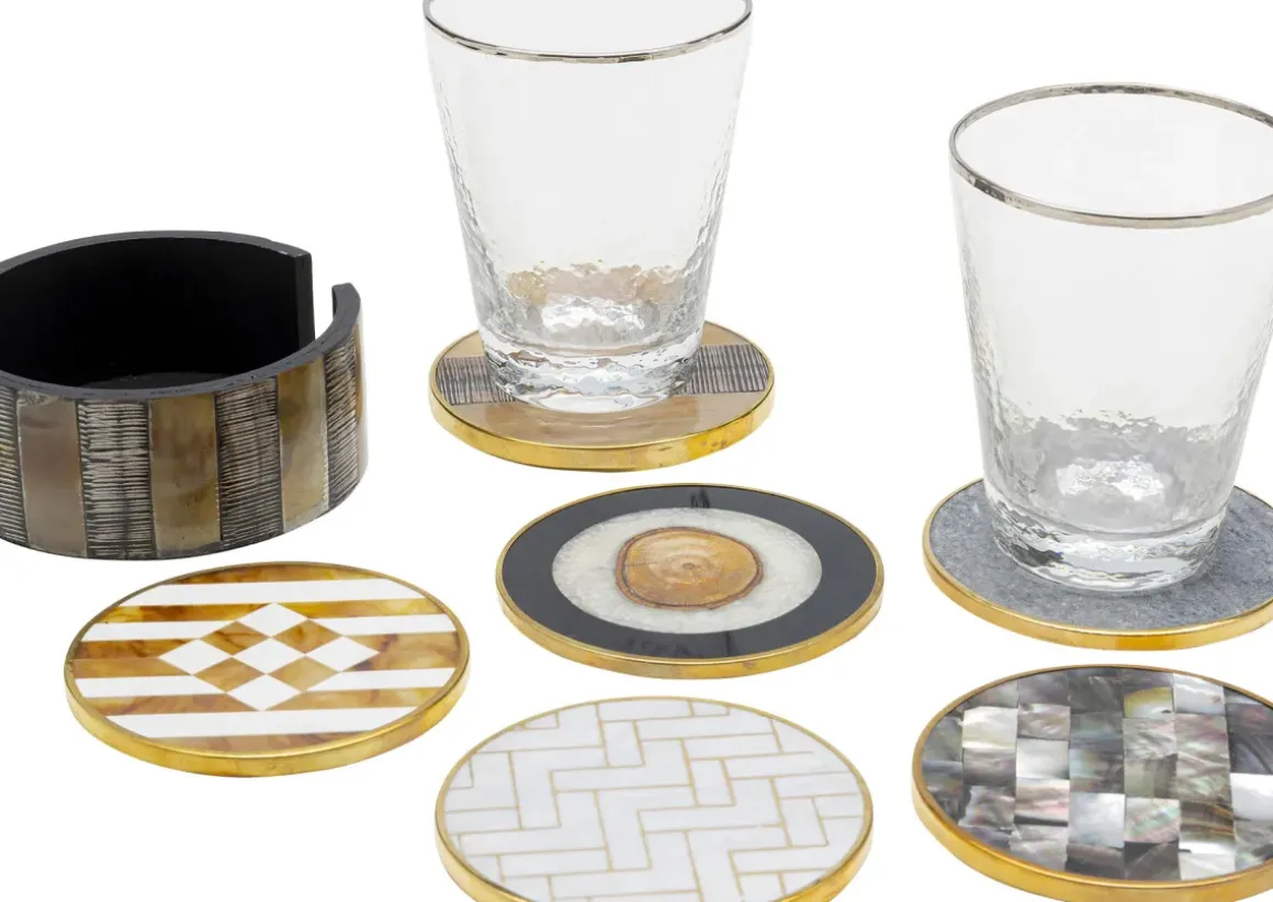 Glasunderlägg Nature - (6/Set) - KARE Design