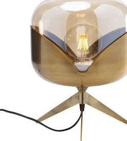 Goblet Bordslampa - Mässing och Tonat Glas, Ø27cm - KARE Design