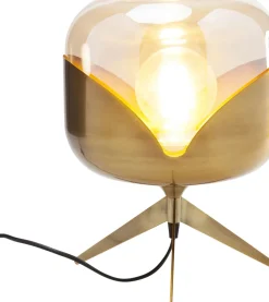 Goblet Bordslampa - Mässing och Tonat Glas, Ø27cm - KARE Design