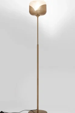 Goblet Golvlampa - Mässing och Tonat Glas, 160cm - KARE Design