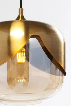 Goblet Pendel - Taklampa i Mässing och Tonat Glas, Ø25cm - KARE Design