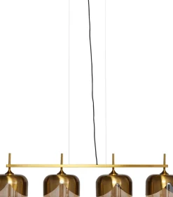 Goblet Taklampa - Mässing och Tonat Glas, 4 lampor - KARE Design