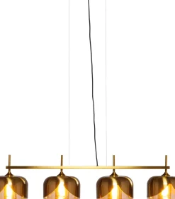 Goblet Taklampa - Mässing och Tonat Glas, 4 lampor - KARE Design