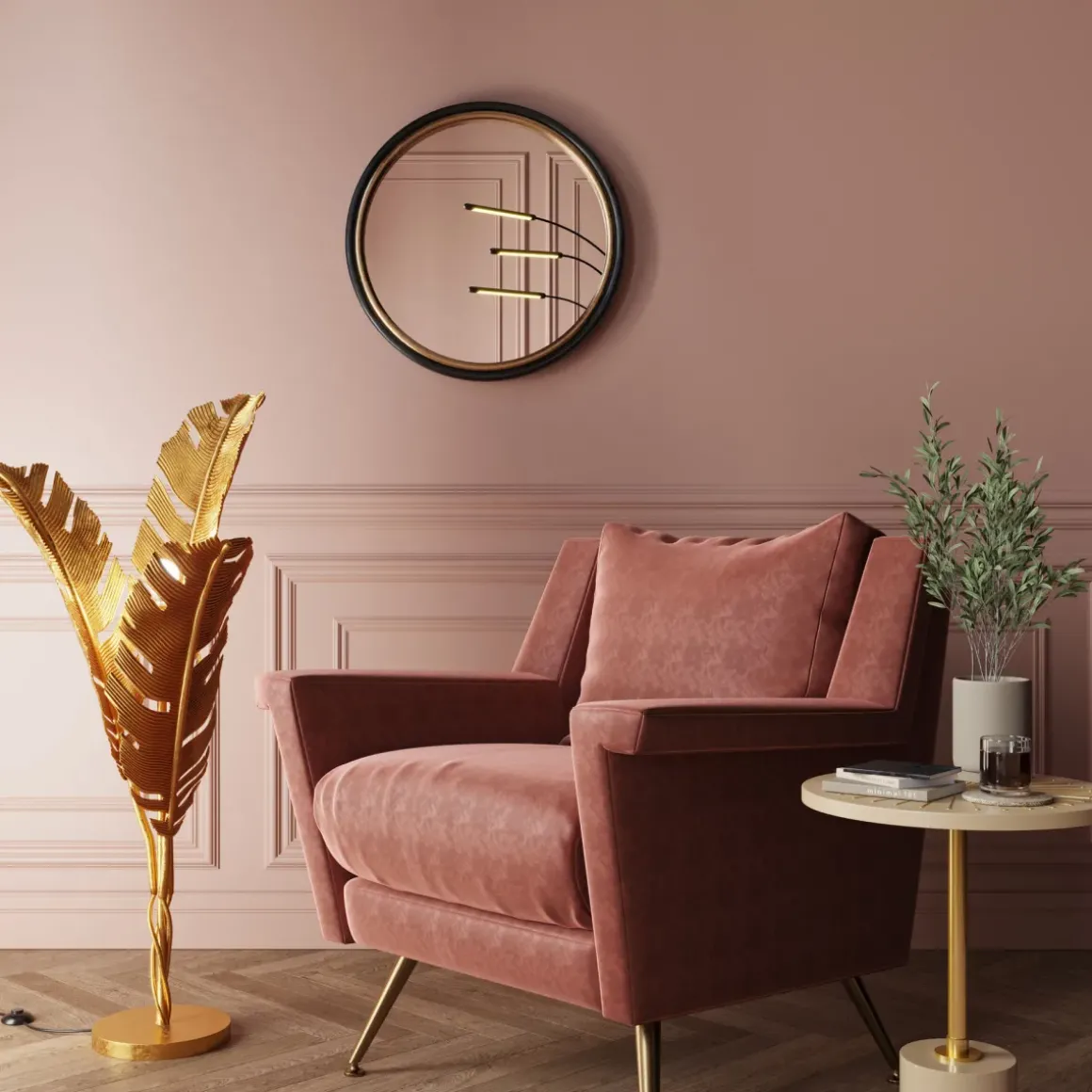 Golvlampa Akile, 123cm - KARE Design