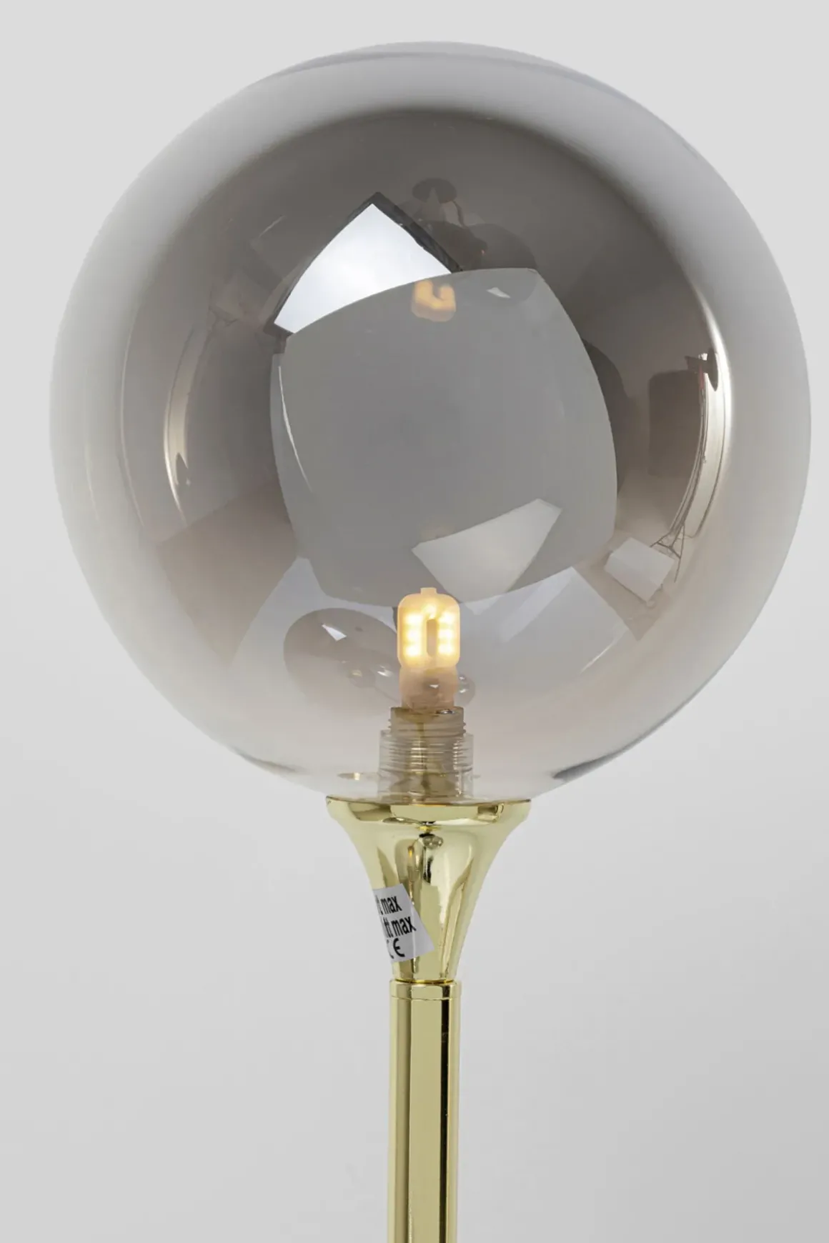 Golvlampa Al Capone - Tre Glasklot, 176cm - KARE Design