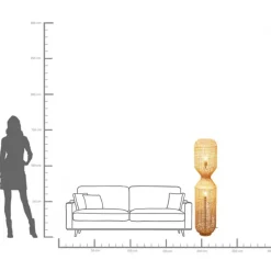 Golvlampa Aloha, 136cm - KARE Design