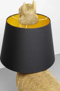 Golvlampa Alpaca - Alpacka, Guld Med Svart Skärm, 108cm - KARE Design