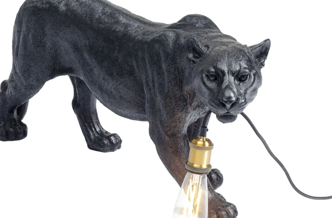 Golvlampa Animal Bagheera - Svart Panter - KARE Design