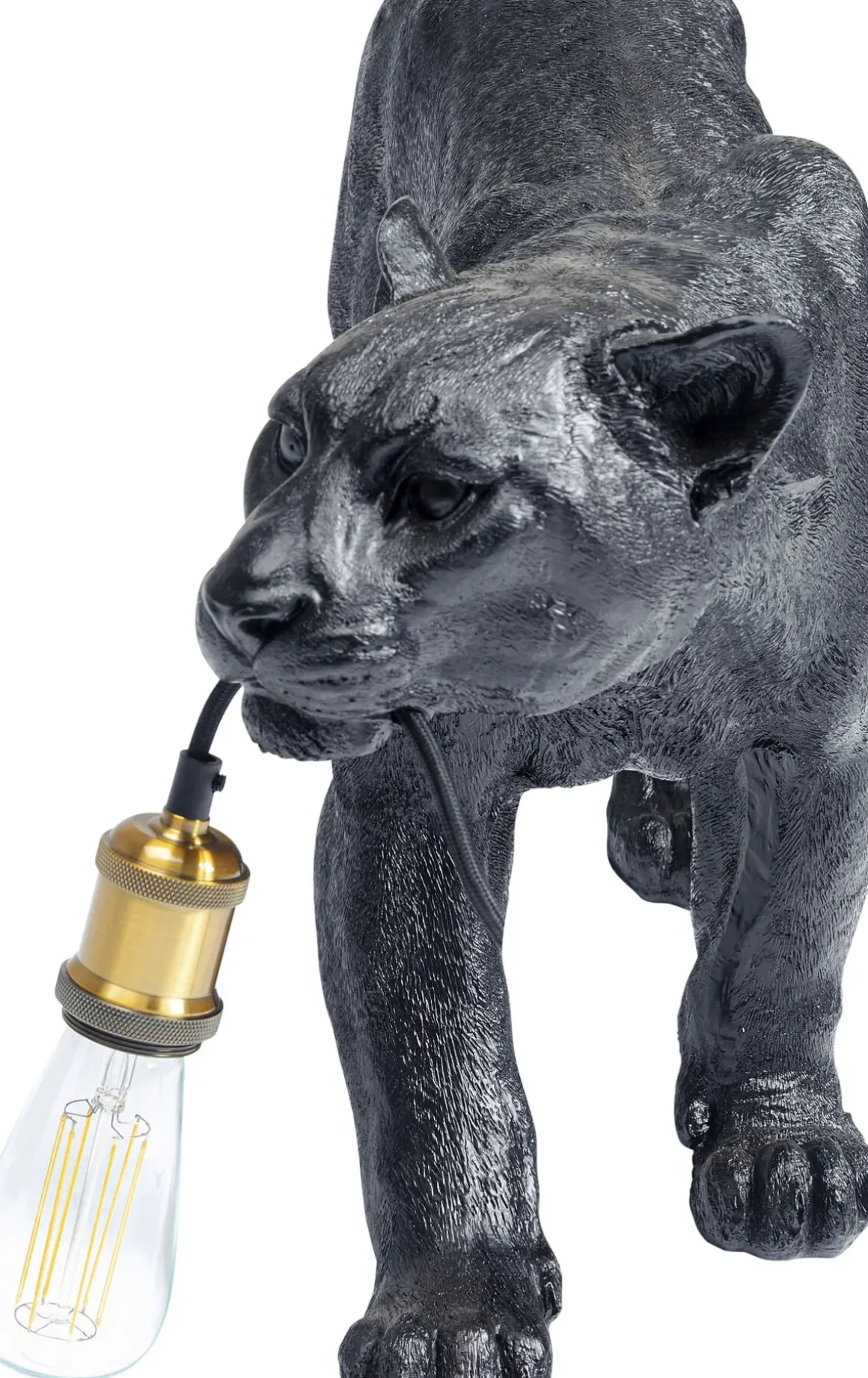 Golvlampa Animal Bagheera - Svart Panter - KARE Design