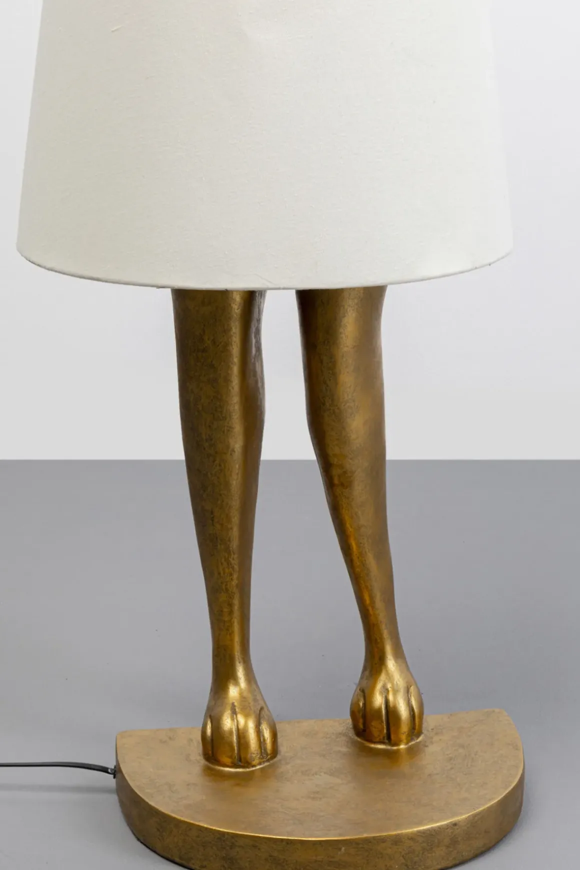 Golvlampa Animal Rabbit - 150cm, Guld/Vit - KARE Design