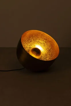 Golvlampa Apollon - Antracitgrå/Guld Ø35cm - KARE Design
