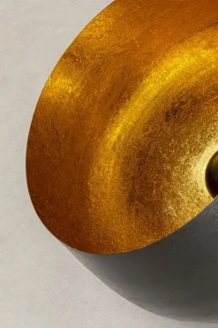 Golvlampa Apollon - Antracitgrå/Guld Ø50cm - KARE Design