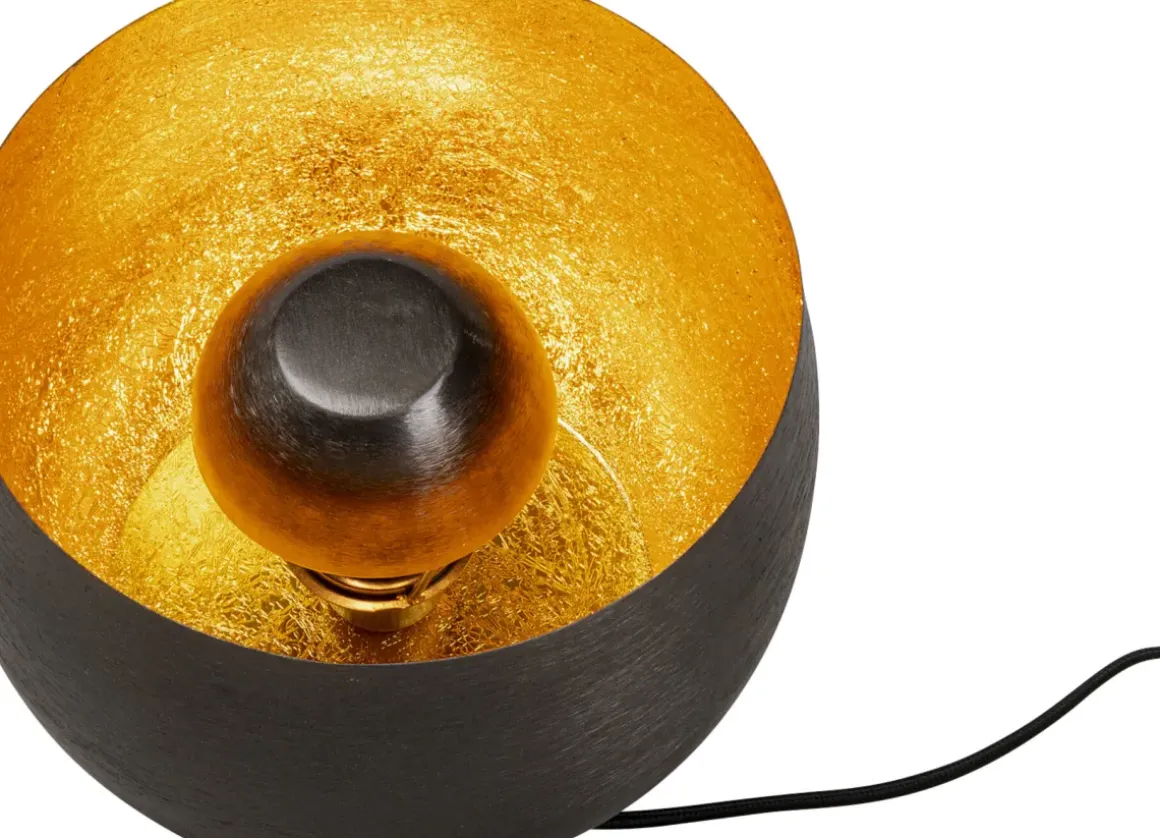 Golvlampa Apollon - Antracitgrå/Guld Ø28cm - KARE Design