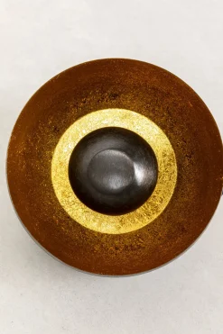 Golvlampa Apollon - Antracitgrå/Guld Ø28cm - KARE Design
