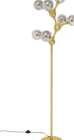 Golvlampa Atomic Balls - Mässing, 174cm - KARE Design