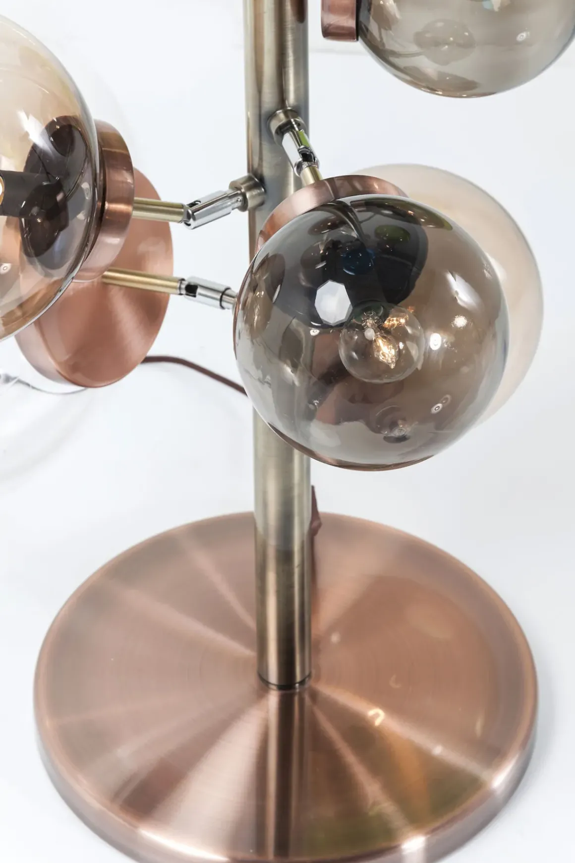 Golvlampa Balloon Colore - Färgade kupor i Glas 15 st, 160cm - KARE Design
