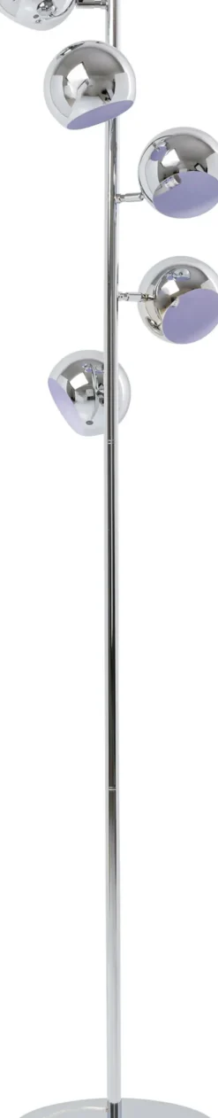 Golvlampa Calotta Krom - Riktbara Lampor 5 st, 200cm - KARE Design
