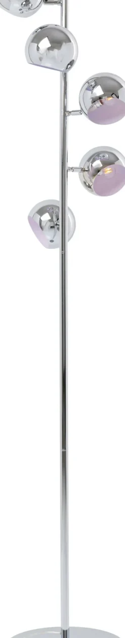 Golvlampa Calotta Krom - Riktbara Lampor 5 st, 200cm - KARE Design