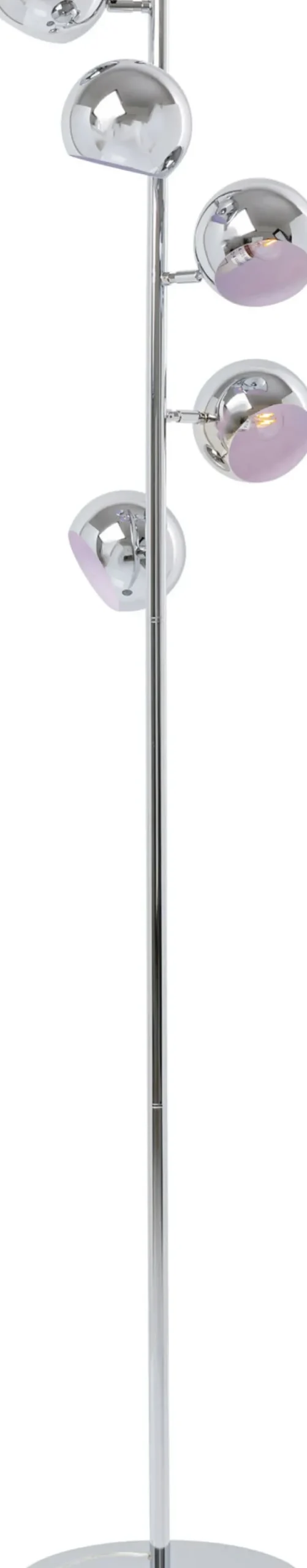 Golvlampa Calotta Krom - Riktbara Lampor 5 st, 200cm - KARE Design