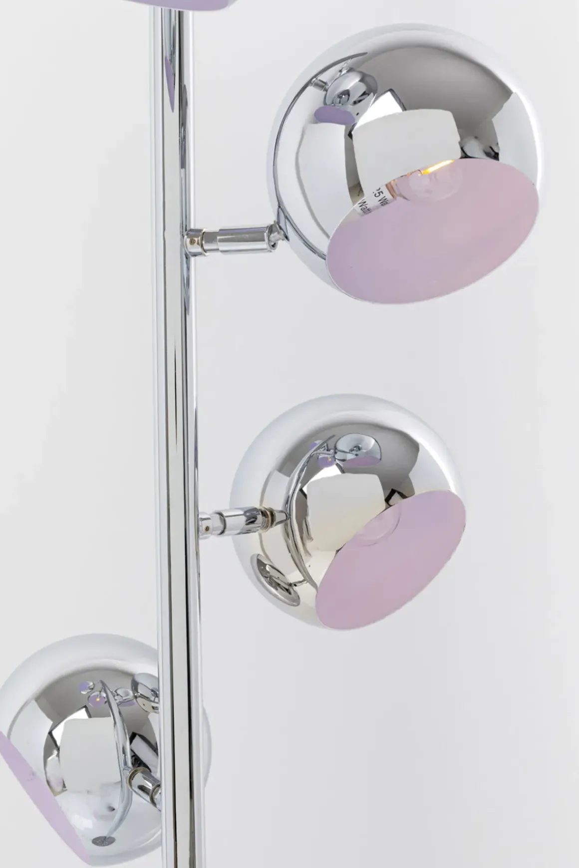 Golvlampa Calotta Krom - Riktbara Lampor 5 st, 200cm - KARE Design