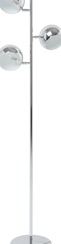 Golvlampa Calotta Krom - 3 Riktbara Lampor - KARE Design