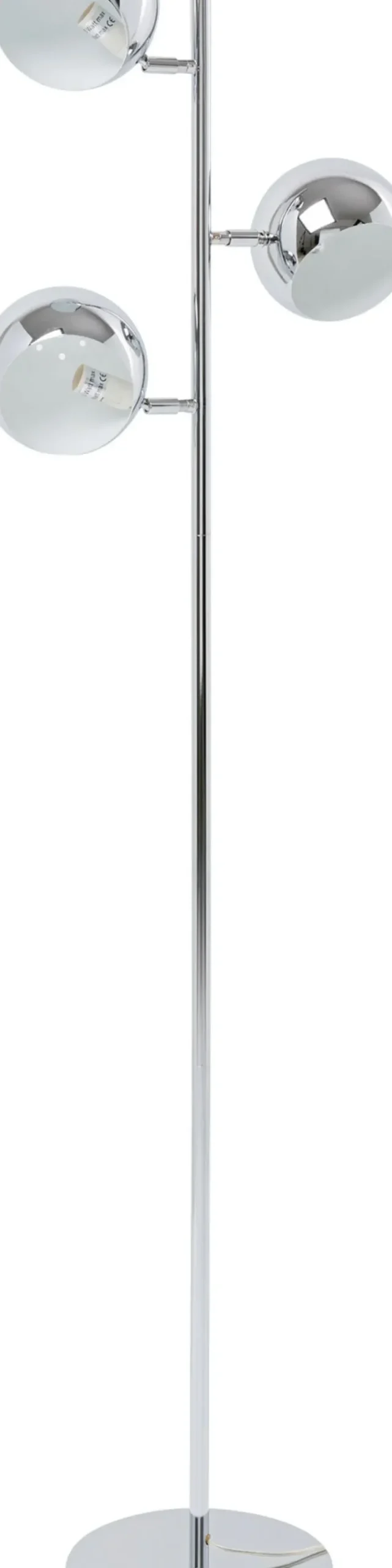 Golvlampa Calotta Krom - 3 Riktbara Lampor - KARE Design