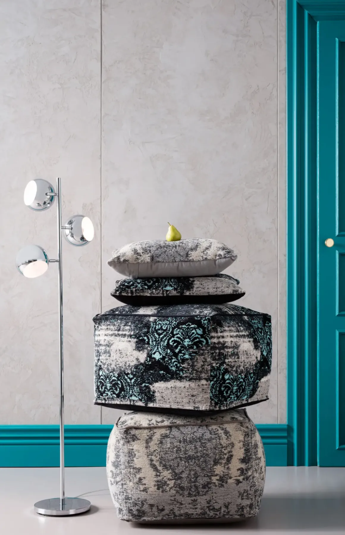 Golvlampa Calotta Krom - 3 Riktbara Lampor - KARE Design
