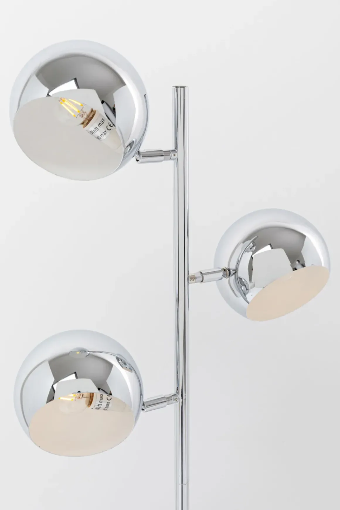 Golvlampa Calotta Krom - 3 Riktbara Lampor - KARE Design
