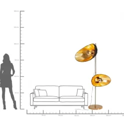 Golvlampa Diva, 202cm - KARE Design