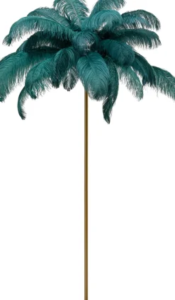 Golvlampa Feather Palm - Grön, 165cm - KARE Design