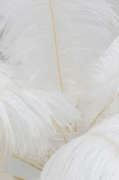 Golvlampa Feather Palm - Vit, 165cm - KARE Design