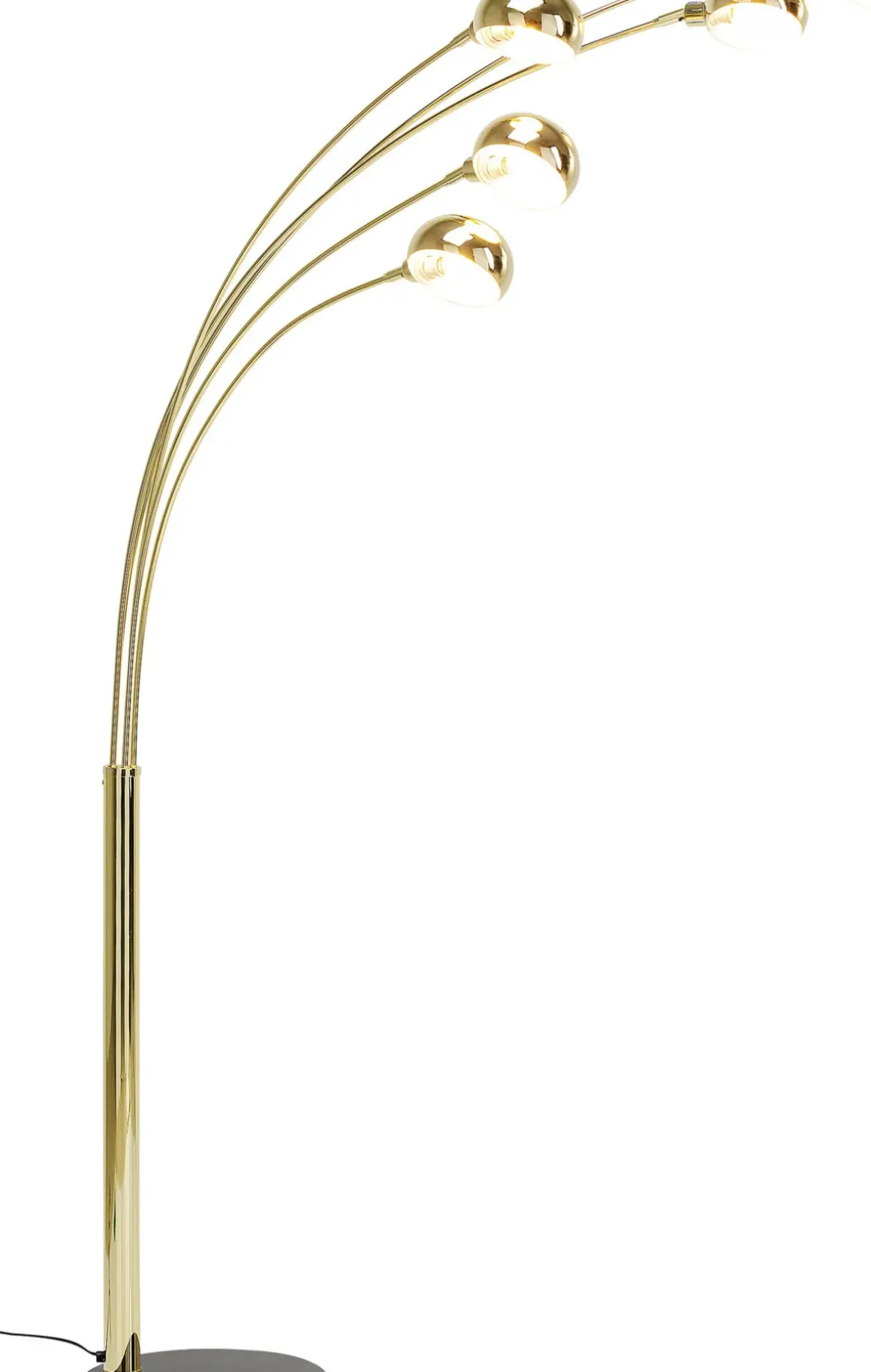 Golvlampa Five Fingers - Femarmad Lampa, Mässing, 215cm - KARE Design