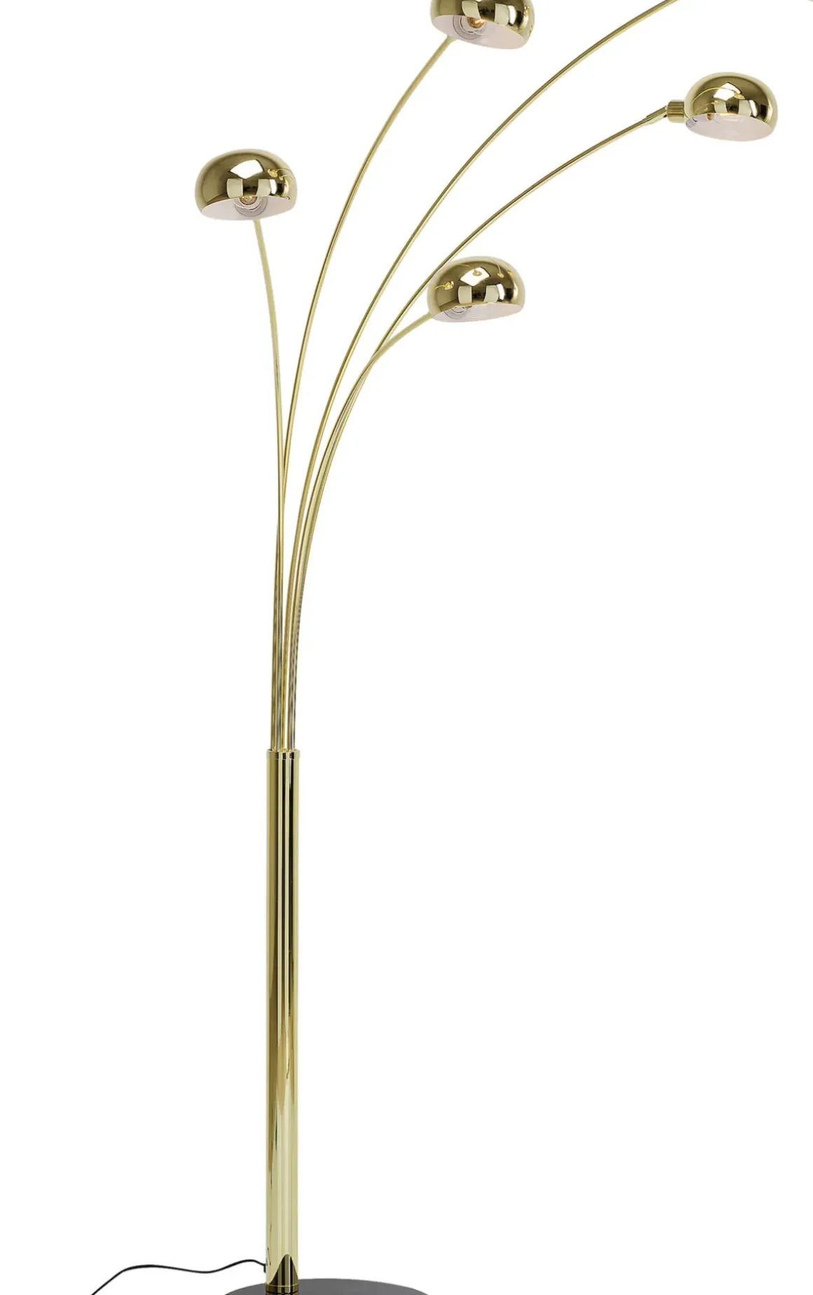 Golvlampa Five Fingers - Femarmad Lampa, Mässing, 215cm - KARE Design
