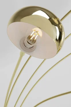 Golvlampa Five Fingers - Femarmad Lampa, Mässing, 215cm - KARE Design