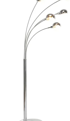 Golvlampa Five Fingers - Femarmad Lampa, Krom, 215cm - KARE Design