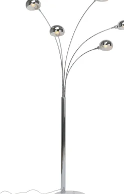Golvlampa Five Fingers - Femarmad Lampa, Krom, 215cm - KARE Design