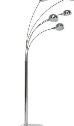Golvlampa Five Fingers - Femarmad Lampa, Krom, 215cm - KARE Design