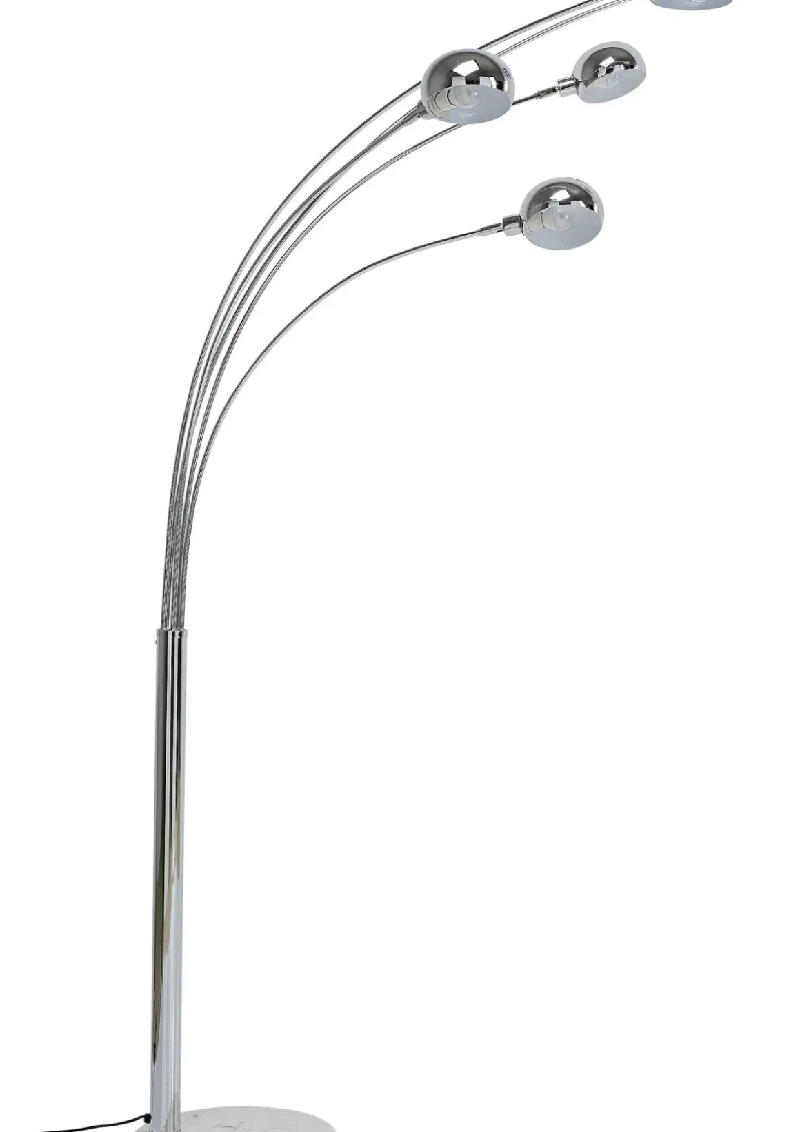 Golvlampa Five Fingers - Femarmad Lampa, Krom, 215cm - KARE Design